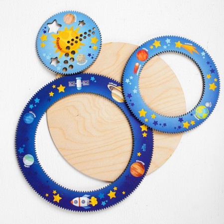 Puzzle - spirograph "Space Adventure"-3