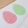 Set of sponge for washing "drop", 9.5 × 7 cm, 2 pcs, color mix