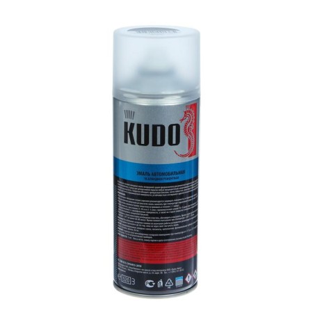 Enamel kudo car repair "black 601", alkyd, aerosol, 520 ml KU-4034-1