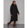 Coat insulated winter female, size 42, black color