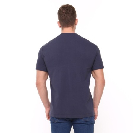 Male T-shirt, dark blue color, size 56-3
