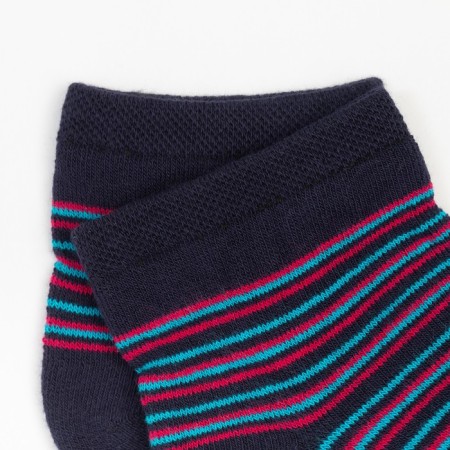 Women's terrible socks shortened, blue color, size 23-25-2