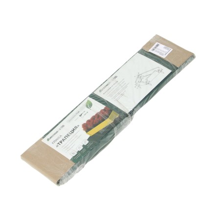 The flowerbed is galvanized "trapezoid", d = 60 cm, h = 15 cm, green Greengo-14