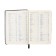 Diary of 2025 A5, 168 sheets in a ruler, leatherette "Nebraska", silver cut, black
