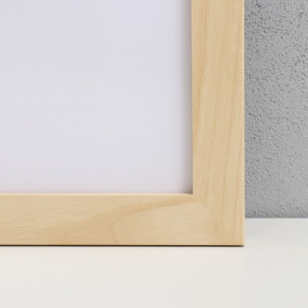 Photo frame MDF "Ellis" 50x70 cm, with a paspartm, natural (plastic screen)-1