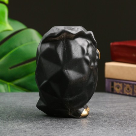 Pigger "Owl Origami" Black, 12x10x14cm-7