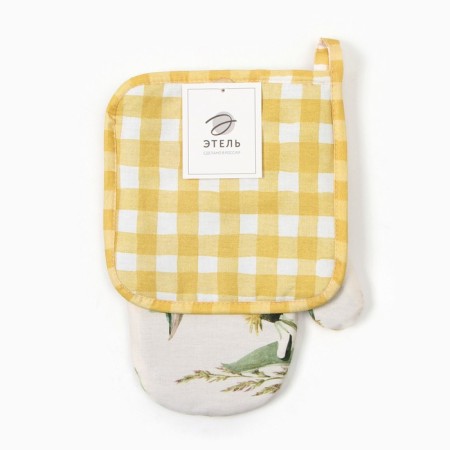 Set Ethel Sunbeam: mittens-spot 20x27 cm, tack 19x19cm, 100% HL, sarzha 178 g/m2-3
