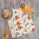 Apron Ethel "Flowers", 70*68 cm, 100% p/e