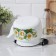 Cylindrical kettle, 2 l, induction, neckline, white color