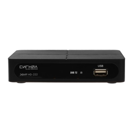 The console for digital TV "Ether" HD-222, FullHD, DVB-T2, HDMI, RCA, USB, Black-10