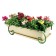 Balcony color stand, 53 × 25 × 20 cm, metal, green