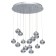 Chandelier "Capelia", size 65x295x65 cm, 90W 15XLED IP 20