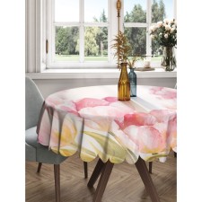 The tablecloth “Stormy Garden”, Round, Saten, D = 150 cm