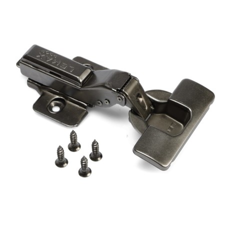 The loop is half -laying with an eccentric Softly CLAP, the color is black nickel, 2 pcs.-6