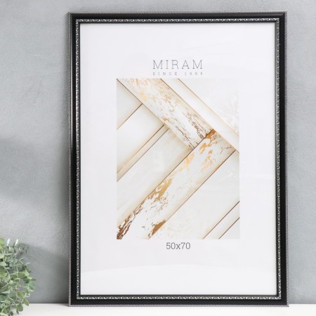 Photo frame Plastic "Mira" 50x70 cm 644877-20, black (plastic screen)-3