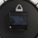 Wall clock, series: openwork, "dawn", smooth move, 48 x 48 cm, d-15 cm