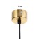 Suspendor "Mojo" GU10 35W gold 6x6x30-130cm