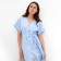 Women's dress on buttons Mist Summer Time, Blue, R.48