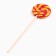 Lolling on a stick on the substrate "Happy New Year"
