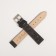 Watch strap, male, 18 mm, harness 75 mm, larynx 115 mm, genuine leather, dark brown