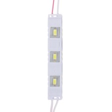SMD5630 LED module, 1.5 W, 3 LED, 135 LM, IP65, 6500K, 12V white, set 20 pcs.