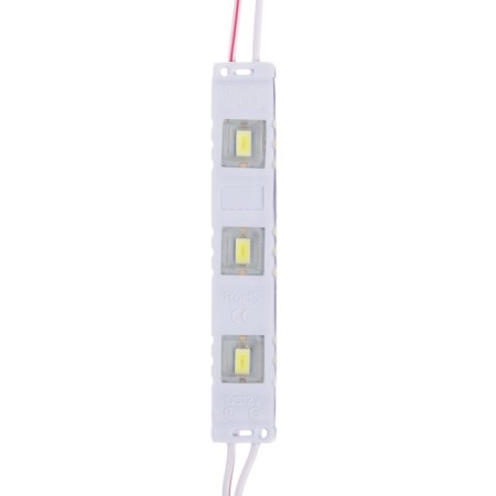 SMD5630 LED module, 1.5 W, 3 LED, 135 LM, IP65, 6500K, 12V white, set 20 pcs.