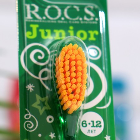 R.O.C.S junior toothbrush for children from 6 to 12 years old, soft-1
