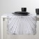 Openwork napkin for the table "Rays", 84 × 40 cm, PVC, silver color
