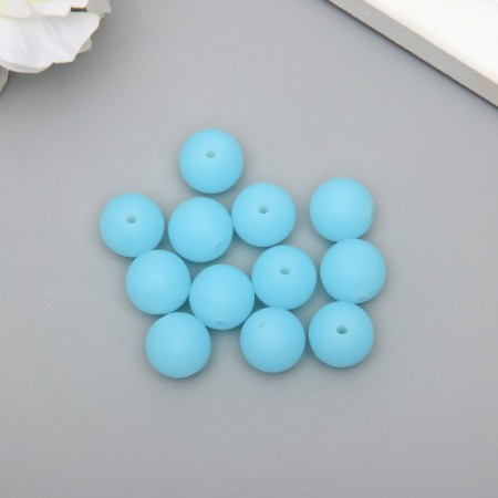 Busina silicone "round" blue ice d = 1.2 cm-1