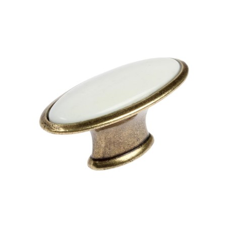 Handle button Cappio Ceramics, bronze color