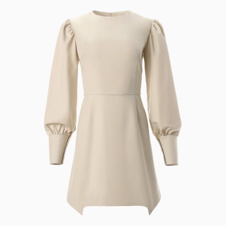 Women's dress minku: casual collection beige color, rr 44-4