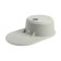 Sin for a kitchen made of Zein 110/Q10, 730 x 450 mm, oval, overflow, light gray color