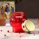Candle Paraffin Memorial in a glass candlestick