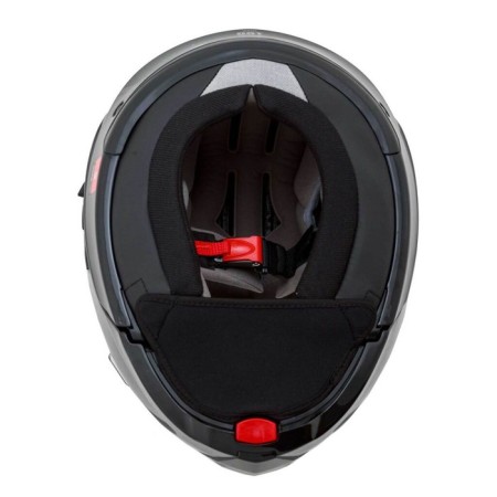 Snowmobile helmet Zox Condor, double glass, gloss, size XXL, black-7