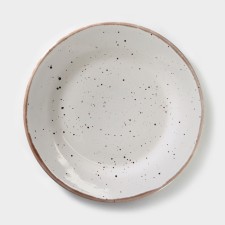 Porcelain plate Punto Bianca, D = 24 cm