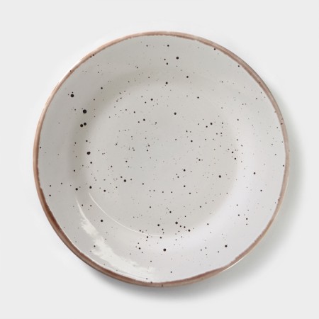 Porcelain plate Punto Bianca, D = 24 cm
