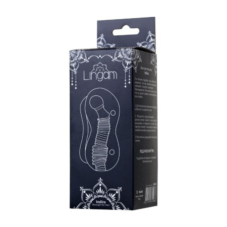 Masturbator Unrealistic Lingam byfa Indira, TPE, Transparent, 14 cm-3