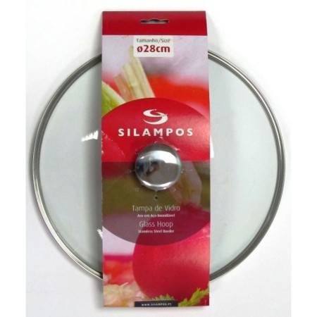Silampos pan cover, glass, 28 cm