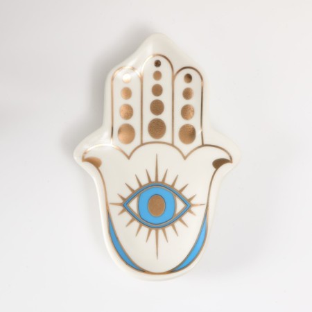 Souvenir ceramic stand for the ring "Hand of Fatima" 8x11.8x1.6 cm-3