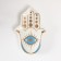 Souvenir ceramic stand for the ring "Hand of Fatima" 8x11.8x1.6 cm