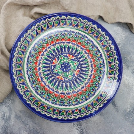Lryagan Round Rishtan Ceramics, 41cm-1