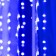 Girlyanda "Waterfall" 2 × 1.5 m, IP44, transparent thread, 400 LED, glow blue, 8 combinations of modes, 220 V