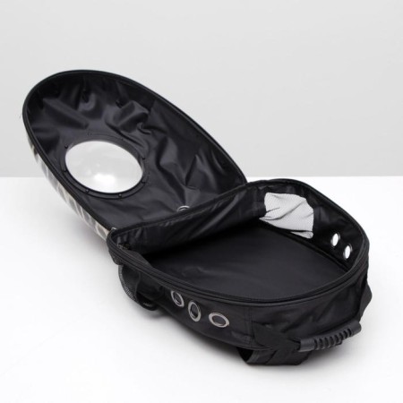 Backpack for carrying animals "Leopard", with a viewing window, 32 x 22 x 43 cm-7