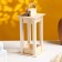 Kashpo wooden 11 × 11 × 24 cm "flashlight", handle rope, natural give beautifully