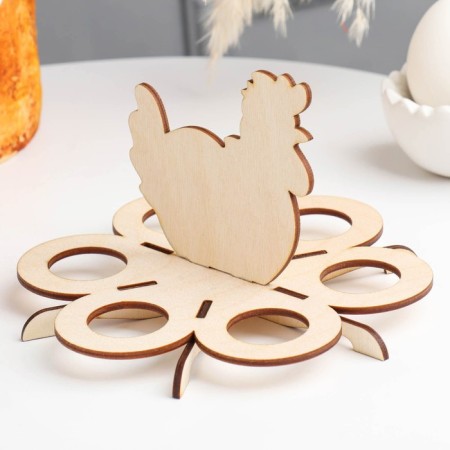Harvesting Easter stand for eggs "Kurochka with legs"-1