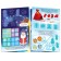 A book with a scretch-layer, with reusable stickers