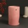Aroma lace ceramics "only with love" pale pink 7.2x7.2x11.6 cm