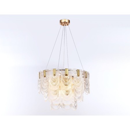 Crystal chandelier with Ambrella Light, Traditional, Tr5388, E27, Gold color-4