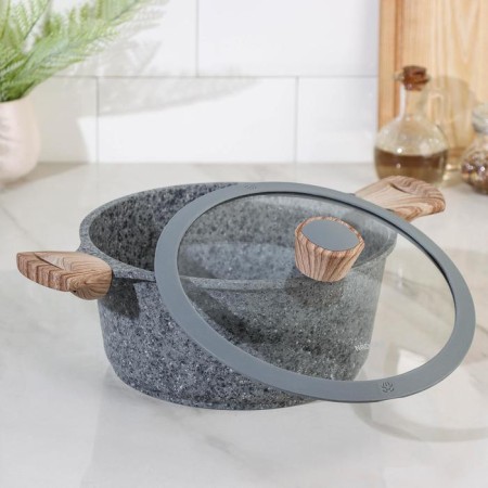 A pan with a glass lid Nadoba mineralica, D = 24 cm, 4.3 liters-1