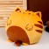 Soft toy-podushka "cat", 43 cm, orange color